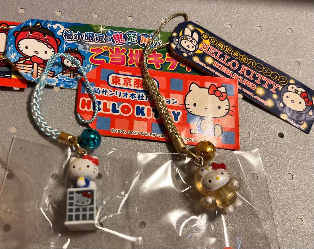 ご当地限定◎ハローキティ◎根付けストラップ ◎10個セット