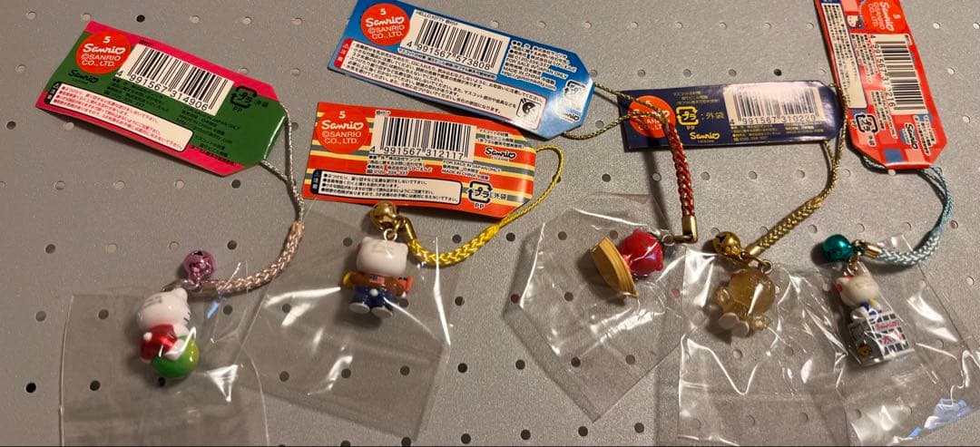 ご当地限定◎ハローキティ◎根付けストラップ ◎10個セット