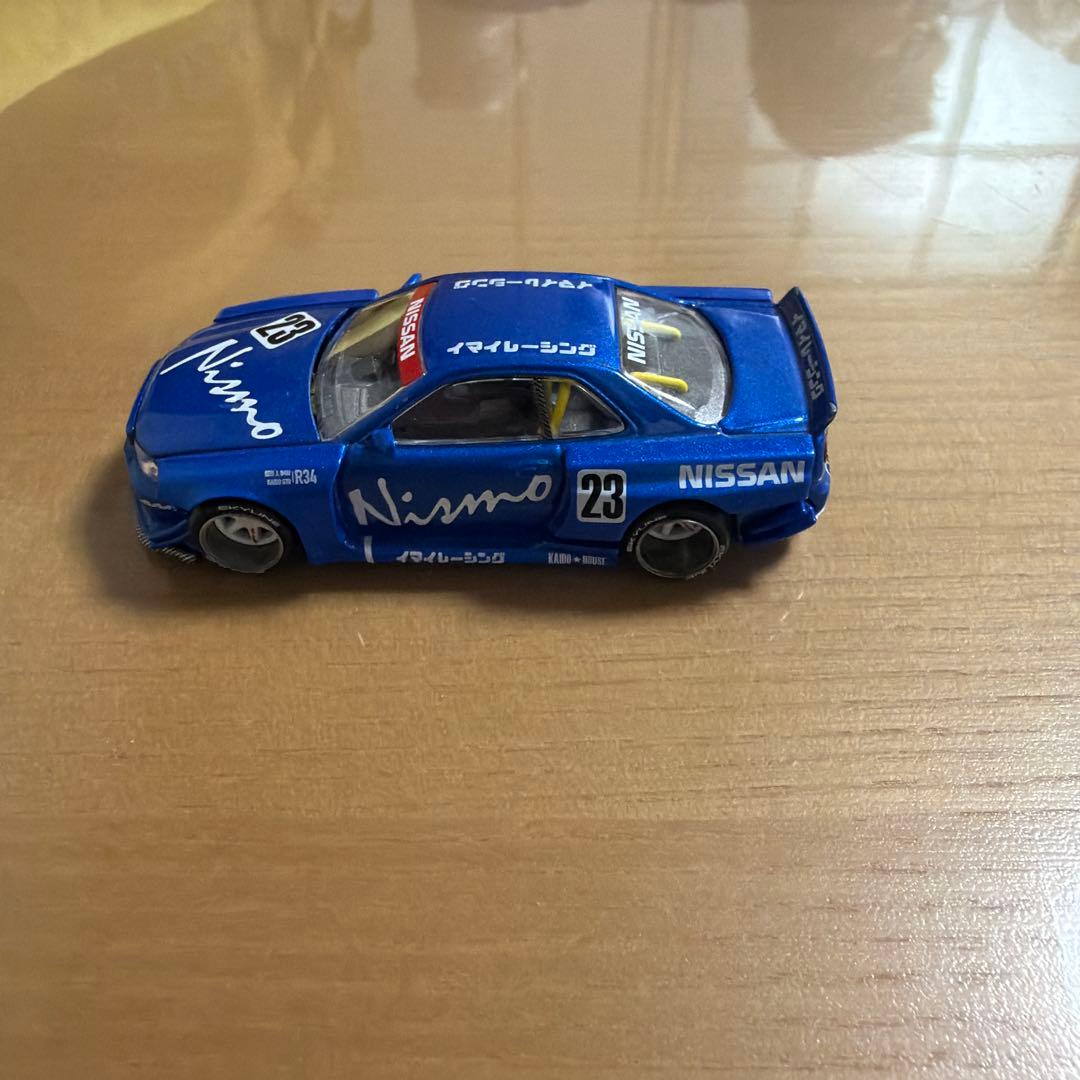 Nismo ミニカー 青 gtr34 NISSAN 限定品