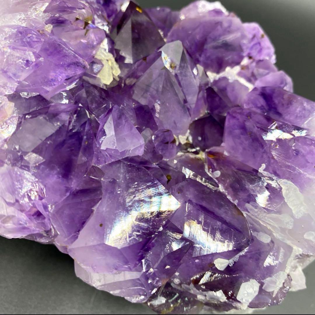 高品質 アメジスト クラスター 1563g☆美結晶美極濃紫