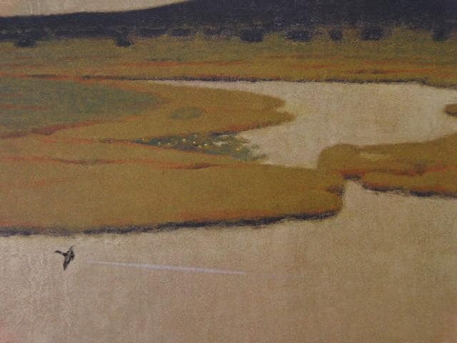 岩橋英遠、【水郷】、希少な大判額装用画集より、新品高級額装付、豪華限定版