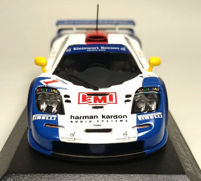 ★希少【ミニチャンプス】1/43 マクラーレンf1　GTR 1999