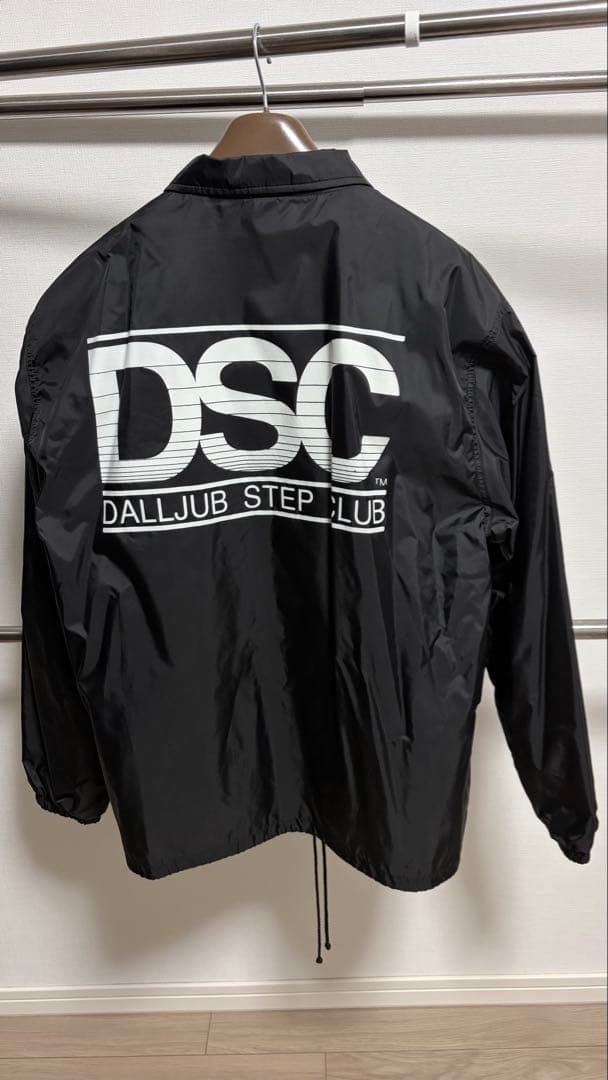 DALLJUB STEP CLUB ブラックコーチジャケット XL