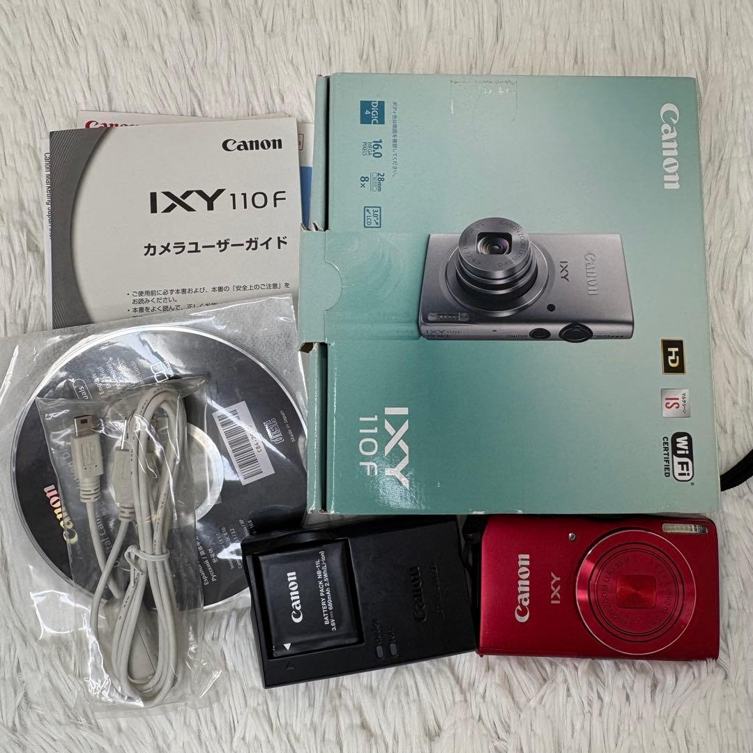 Canon カメラ　IXY 110F PC1889 充電器　箱 コンデジ　動作品