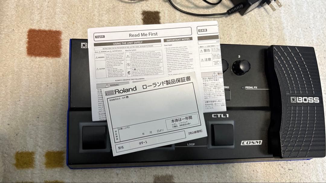 BOSS GT1（ギターマルチエフェクター）