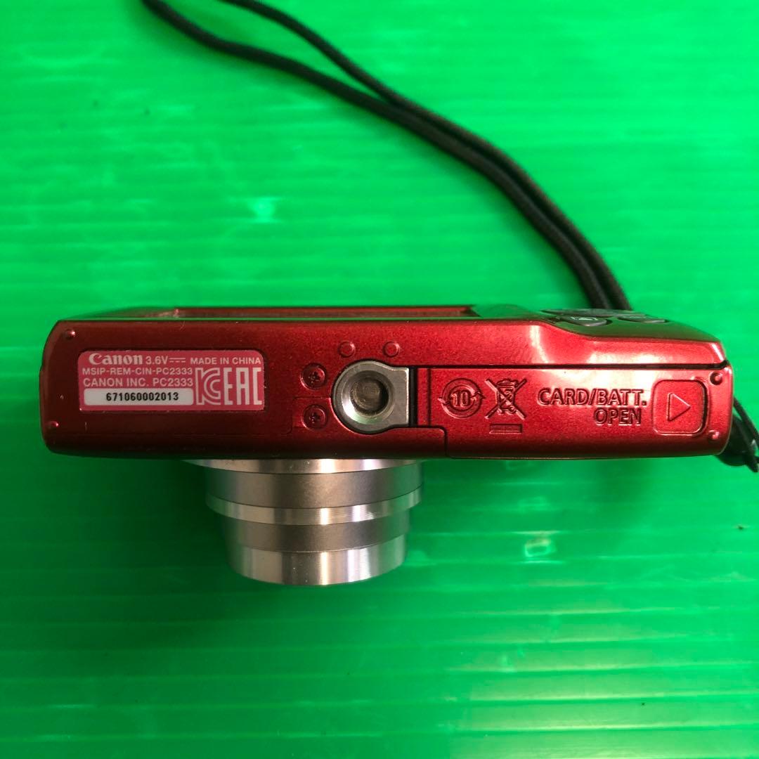 Canon IXY 200 コンパクトデジタルカメラ レッド 動作品