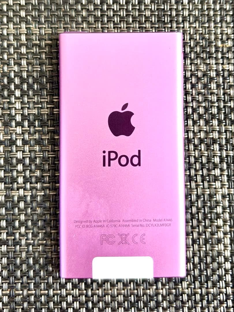 ipod nano 第7世代 A1446 16GB パープル　純正充電器付き