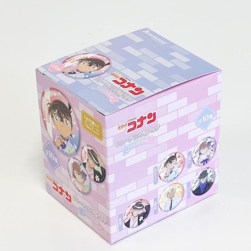 【新品未開封】名探偵コナン トレーディング 缶バッジ ブラウスタイル 1BOX