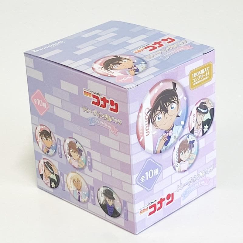 【新品未開封】名探偵コナン トレーディング 缶バッジ ブラウスタイル 1BOX