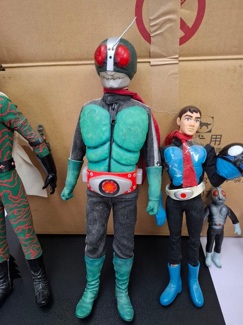 仮面ライダー 可動式フィギュア 約30cm 5体セット