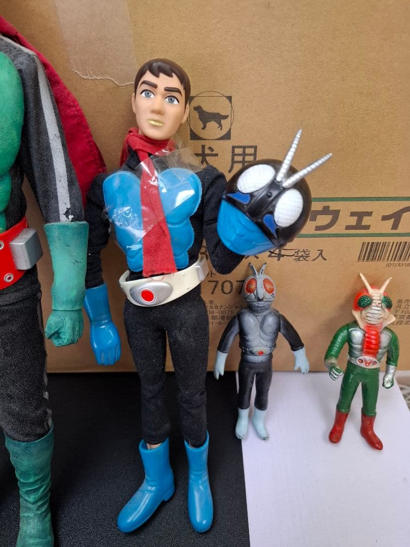 仮面ライダー 可動式フィギュア 約30cm 5体セット