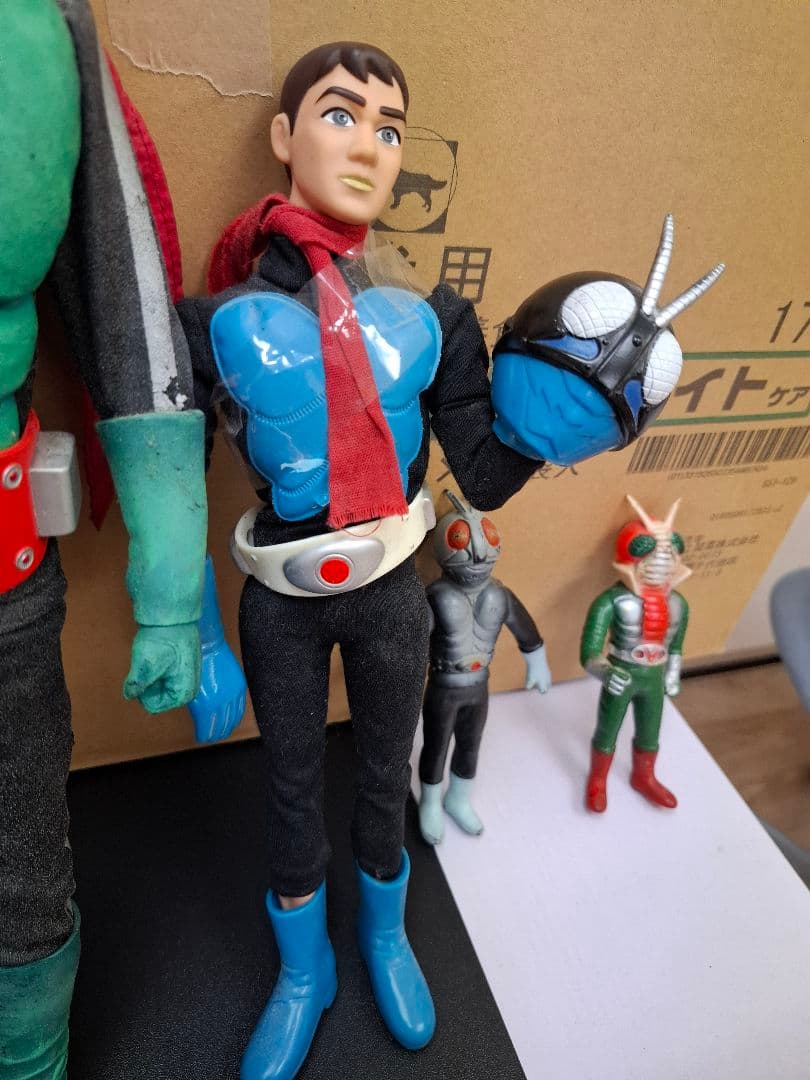 仮面ライダー 可動式フィギュア 約30cm 5体セット
