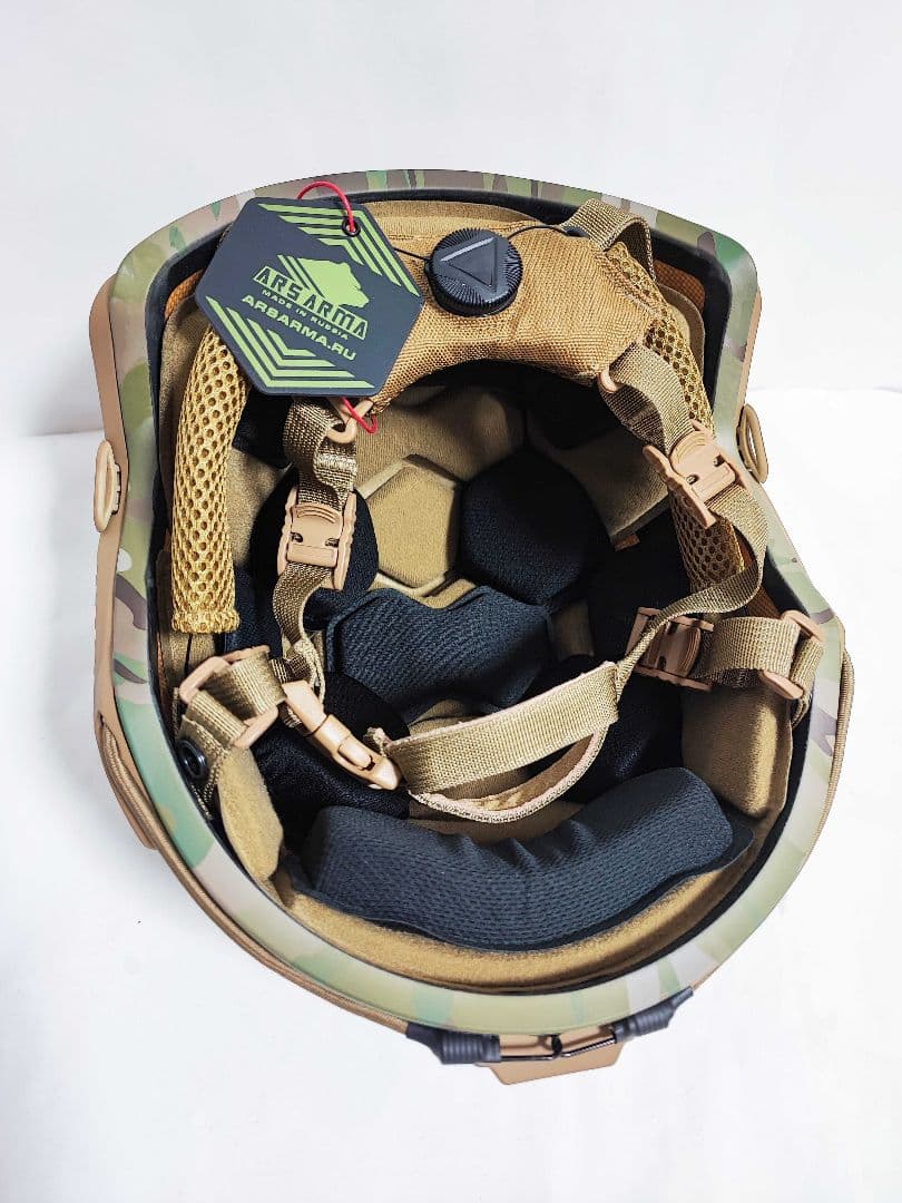 ロシア軍 実物 Ars Arma製 Fast MT アラミド 防弾ヘルメット
