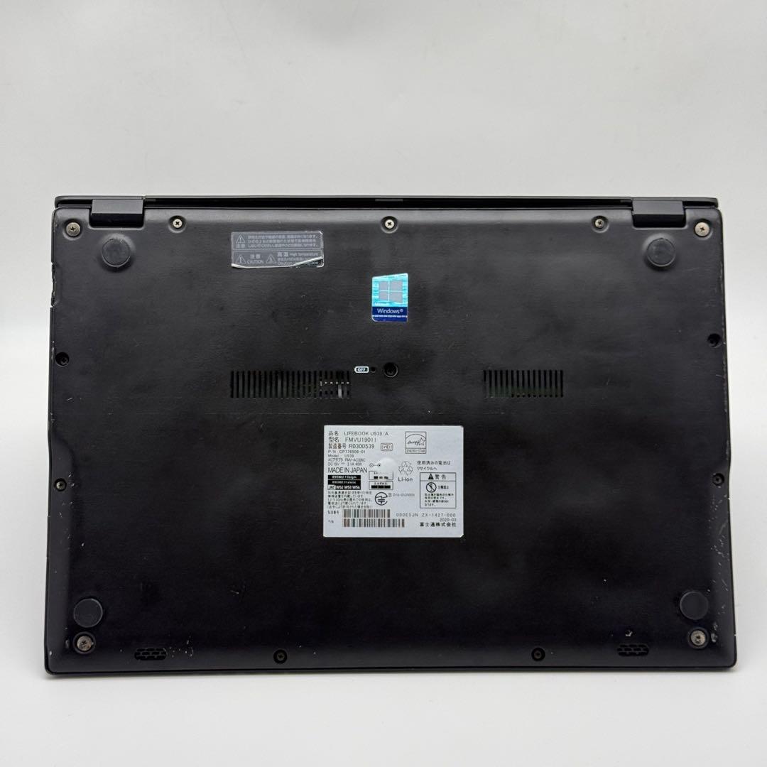 Core i5八世代◆4GB◆128GB◆富士通LIFEBOOK U939◆