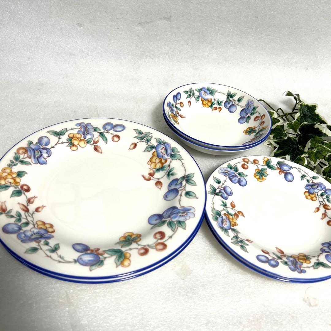  ロイヤルドルトン　タングルウッド　果物柄　プレート6P