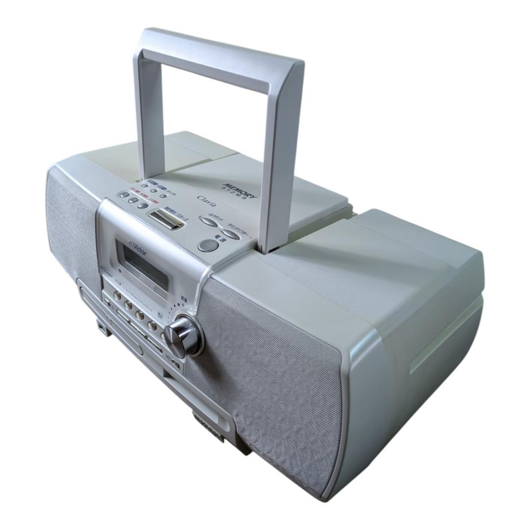 ラジオ・コンポ JVC RD-M2-W memory Clavia CD-MD