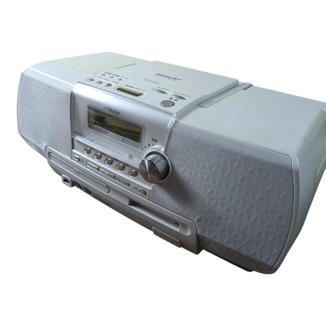ラジオ・コンポ JVC RD-M2-W memory Clavia CD-MD