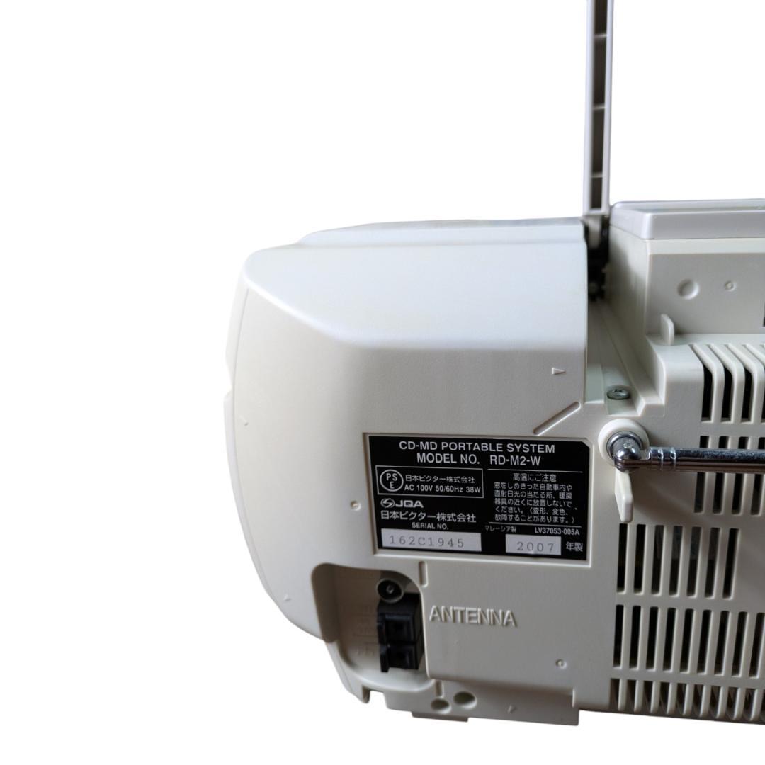 ラジオ・コンポ JVC RD-M2-W memory Clavia CD-MD