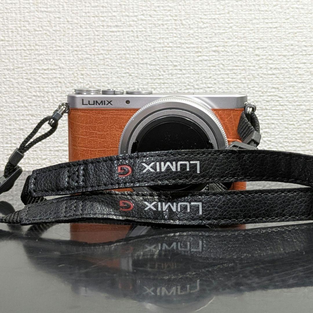 【中古】Panasonic LUMIX DMC-GM1 オレンジ ＋ 望遠レンズ