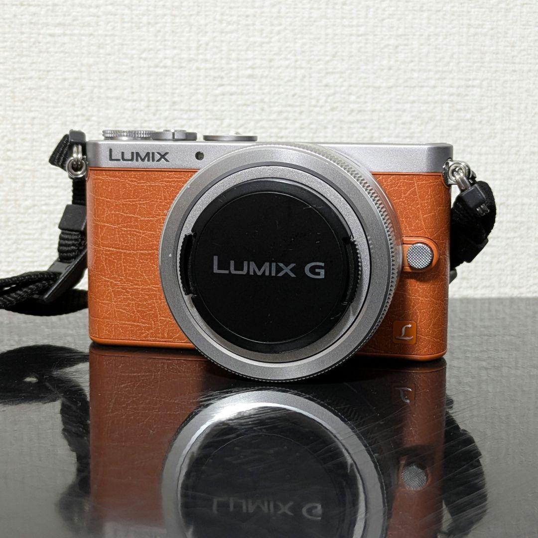 【中古】Panasonic LUMIX DMC-GM1 オレンジ ＋ 望遠レンズ