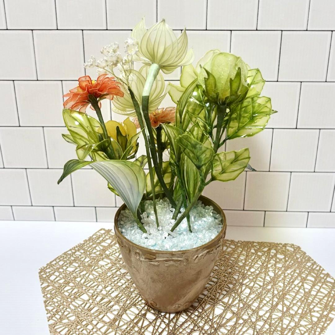 アメリカンフラワー（バラ、シンビジウム）ディップフラワー