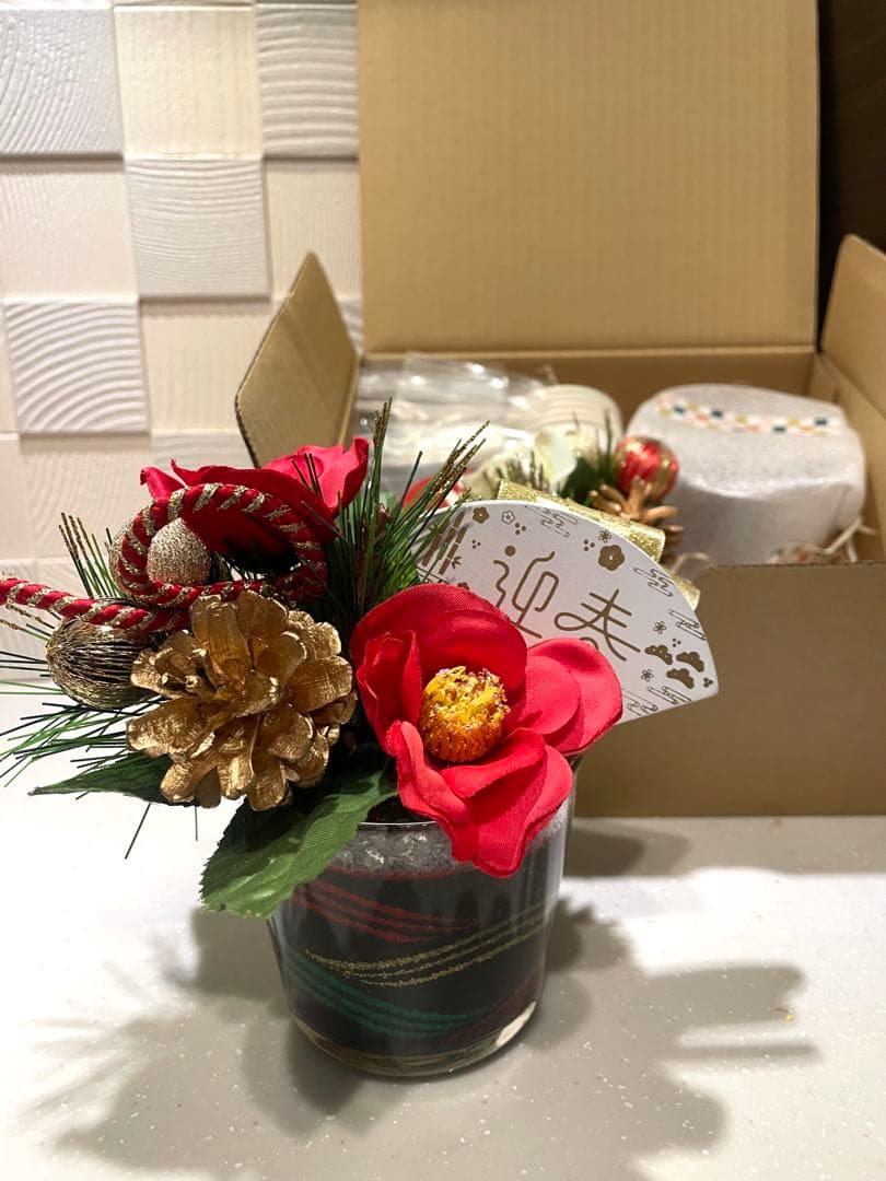 サブルアートでお正月（作品＆キット）のセット