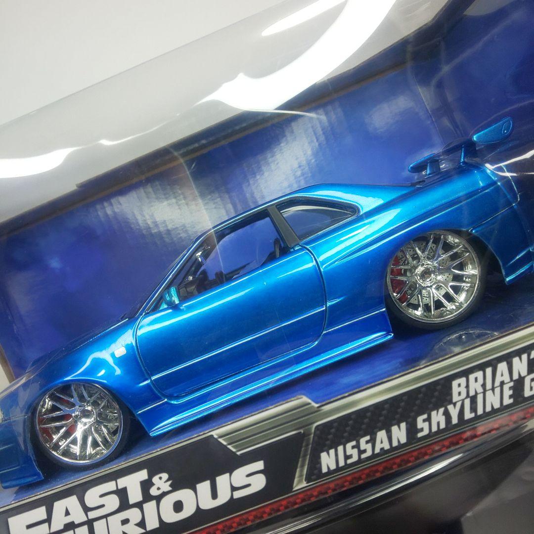 〓1/24スケール〓ワイスピのブライアンとR34スカイラインGT-R〓未開封〓