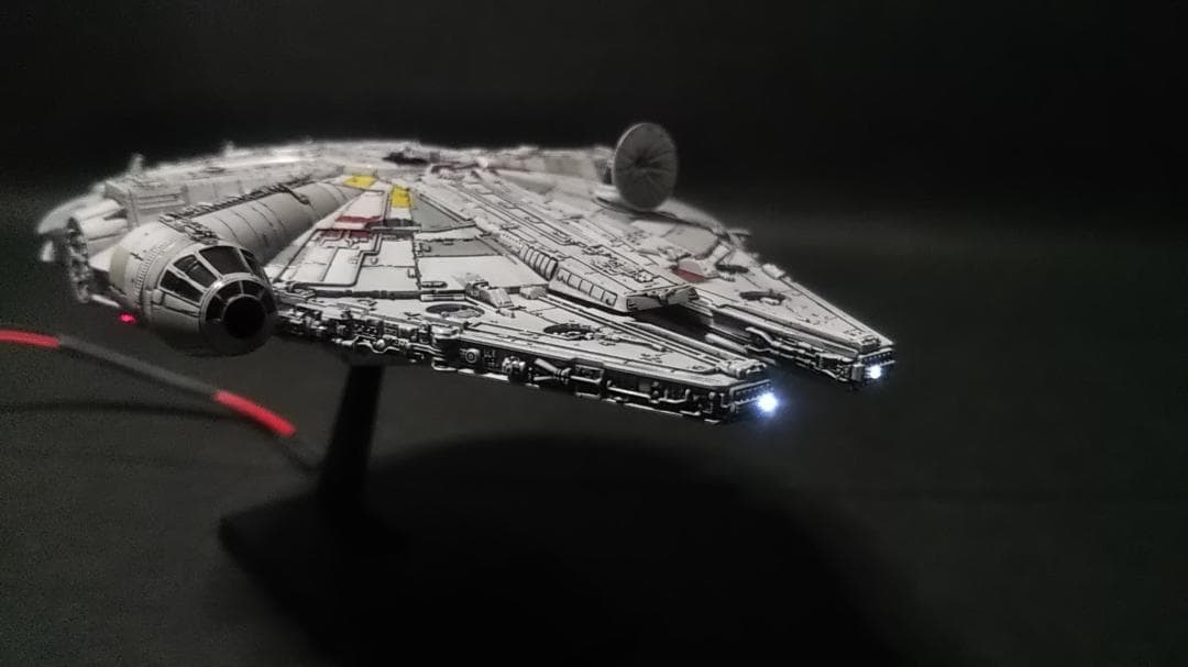 ミレニアムファルコン 電飾改修 完成品 ビークルモデル　1/350　管A3