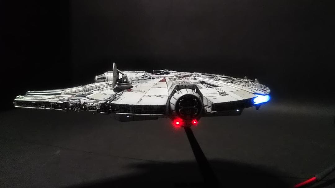 ミレニアムファルコン 電飾改修 完成品 ビークルモデル　1/350　管A3