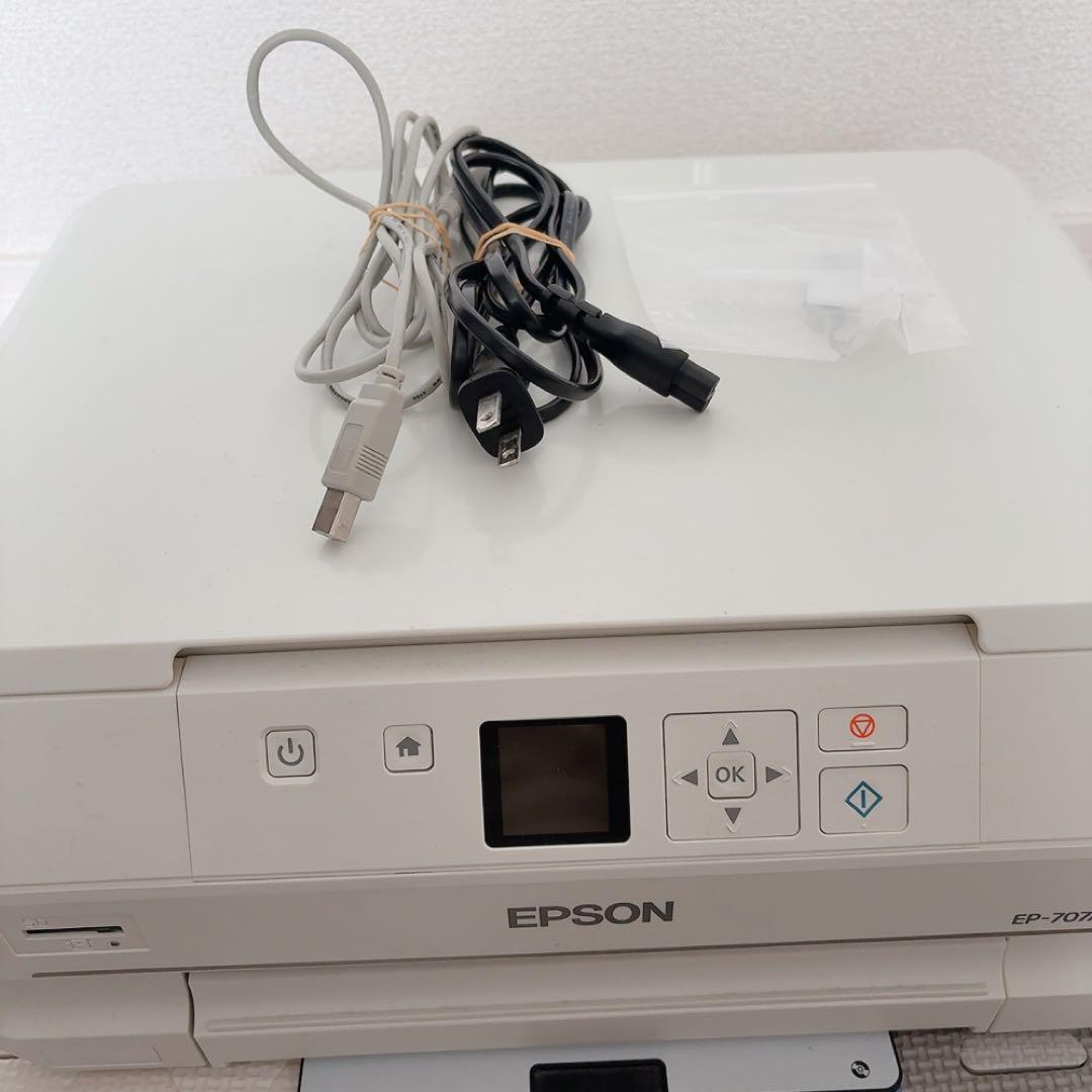 美品　箱あり　EPSON EP-707A インクジェットプリンター