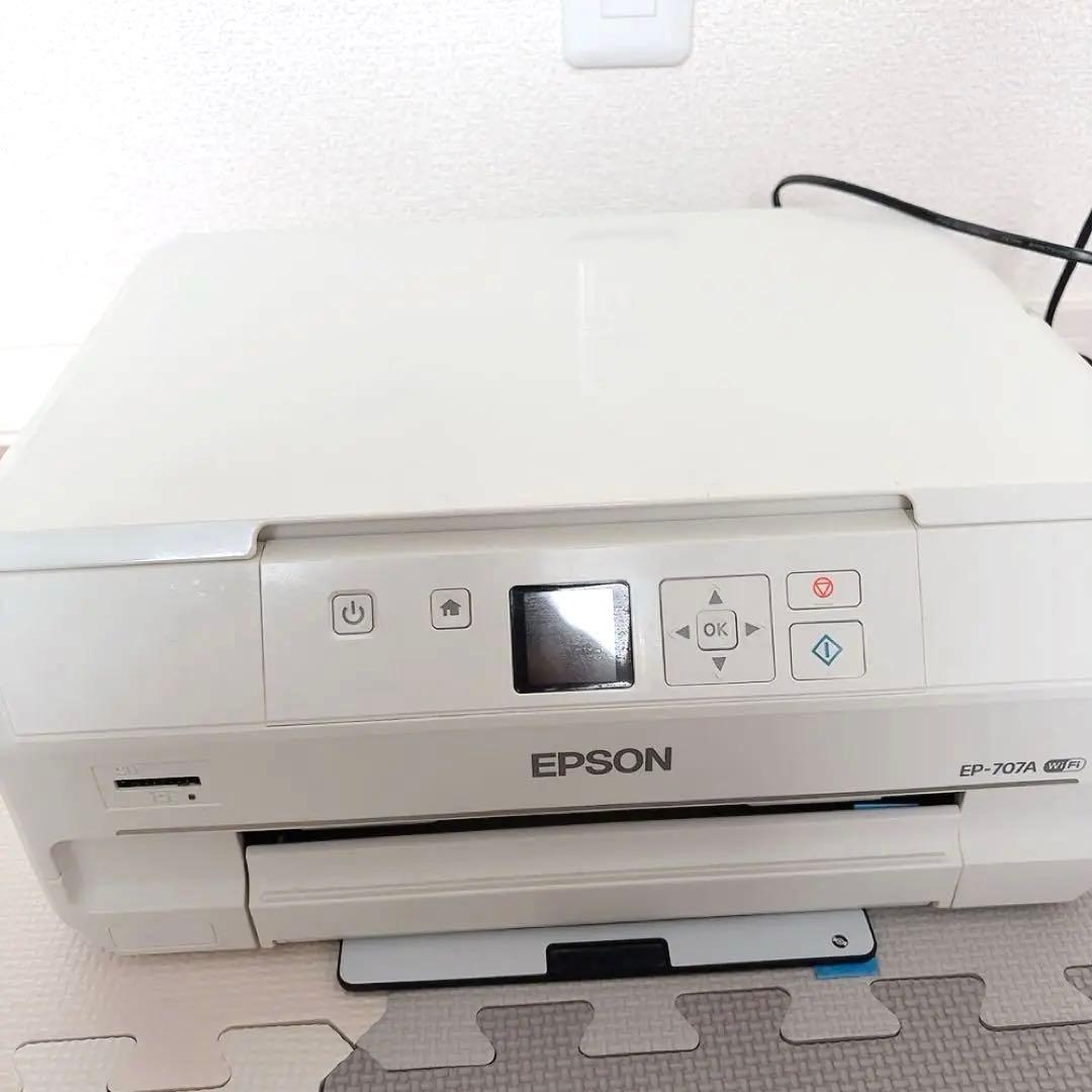 美品　箱あり　EPSON EP-707A インクジェットプリンター