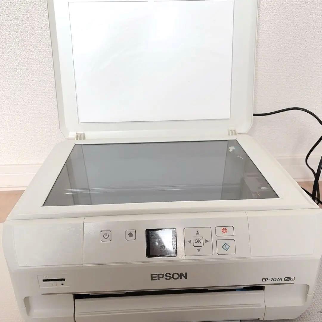 美品　箱あり　EPSON EP-707A インクジェットプリンター