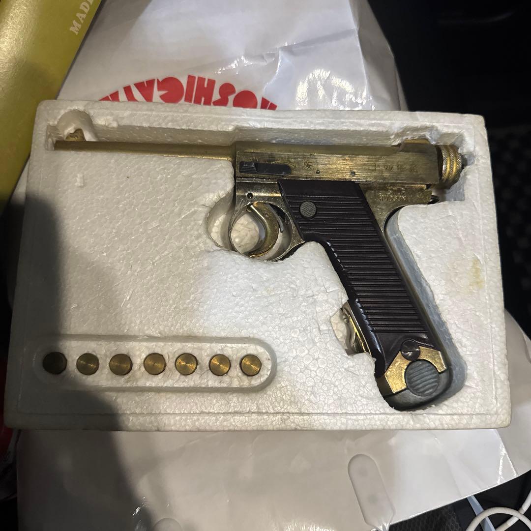 HUDSON 14年式モデルガン シルバー/ブラック