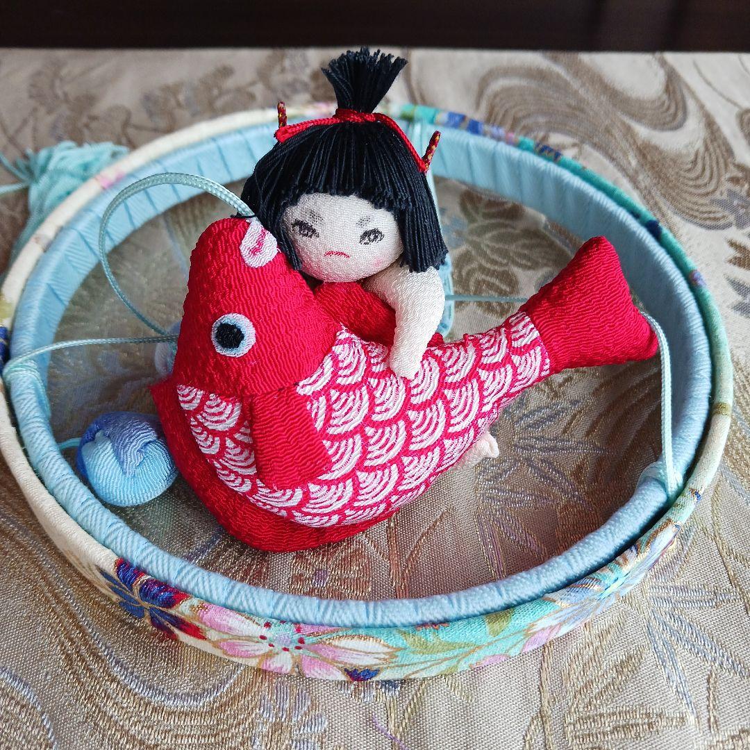 《いっちゃん様ご予約》★いちごちゃんの端午の節句タペストリー★ちりめん細工