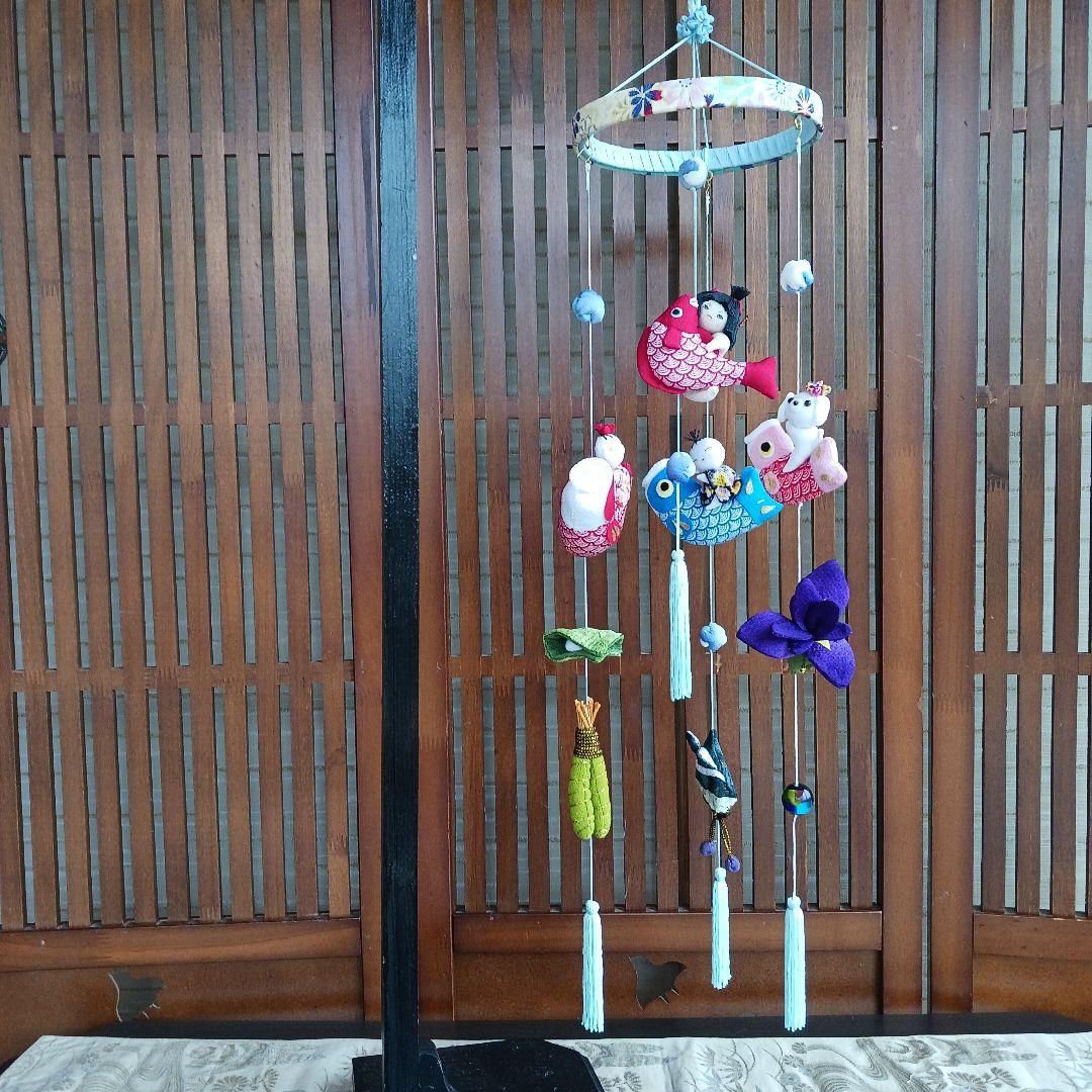 《いっちゃん様ご予約》★いちごちゃんの端午の節句タペストリー★ちりめん細工