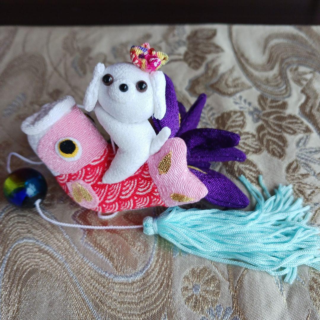 《いっちゃん様ご予約》★いちごちゃんの端午の節句タペストリー★ちりめん細工