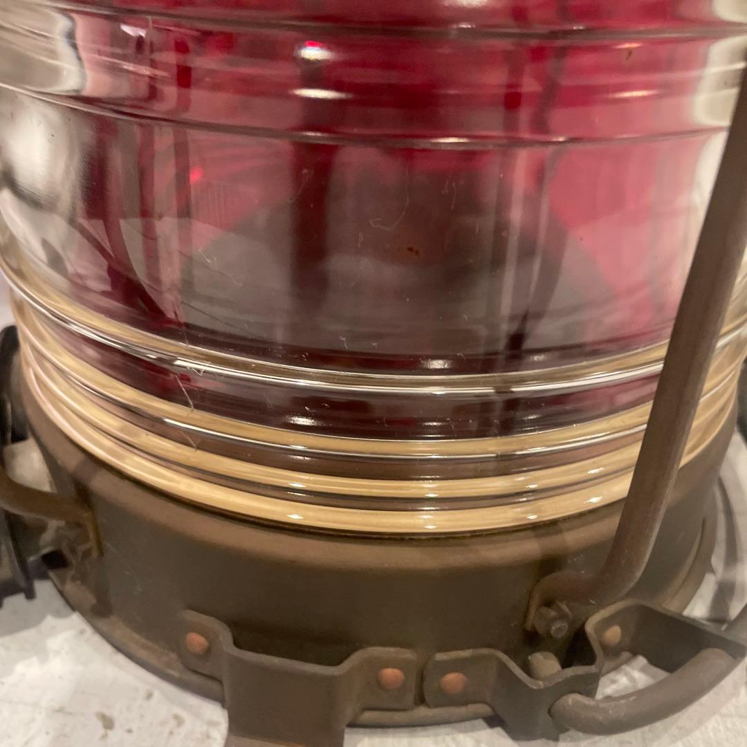 船尾燈　日本船燈　1973年５月製　船　海　船照明　アンティークコレクション