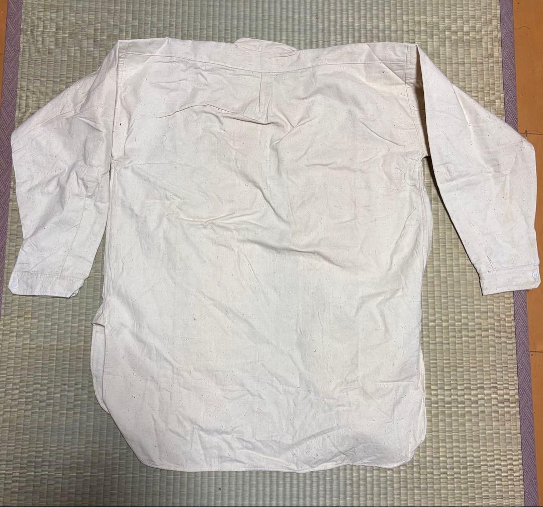 【美品】旧日本陸軍　丸首襟シャツ【昭和20年製】