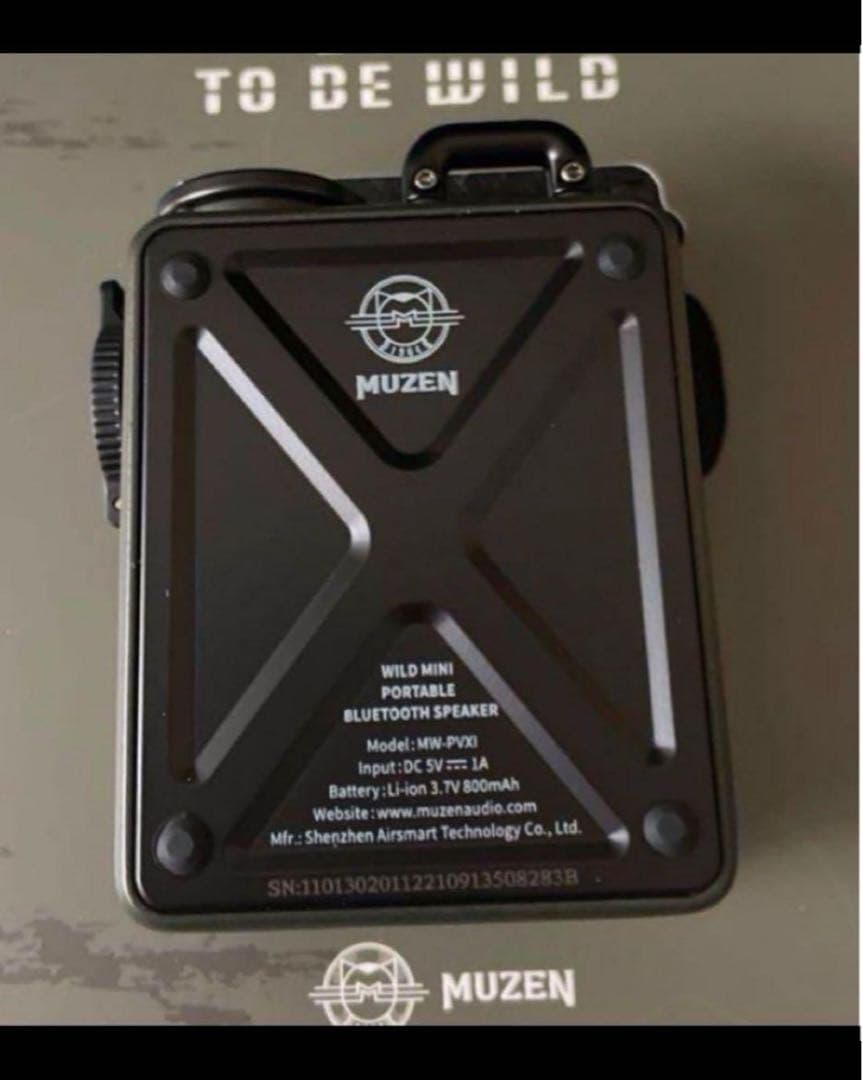 MUZEN WILD MINI ポータブルBluetoothスピーカー 深緑