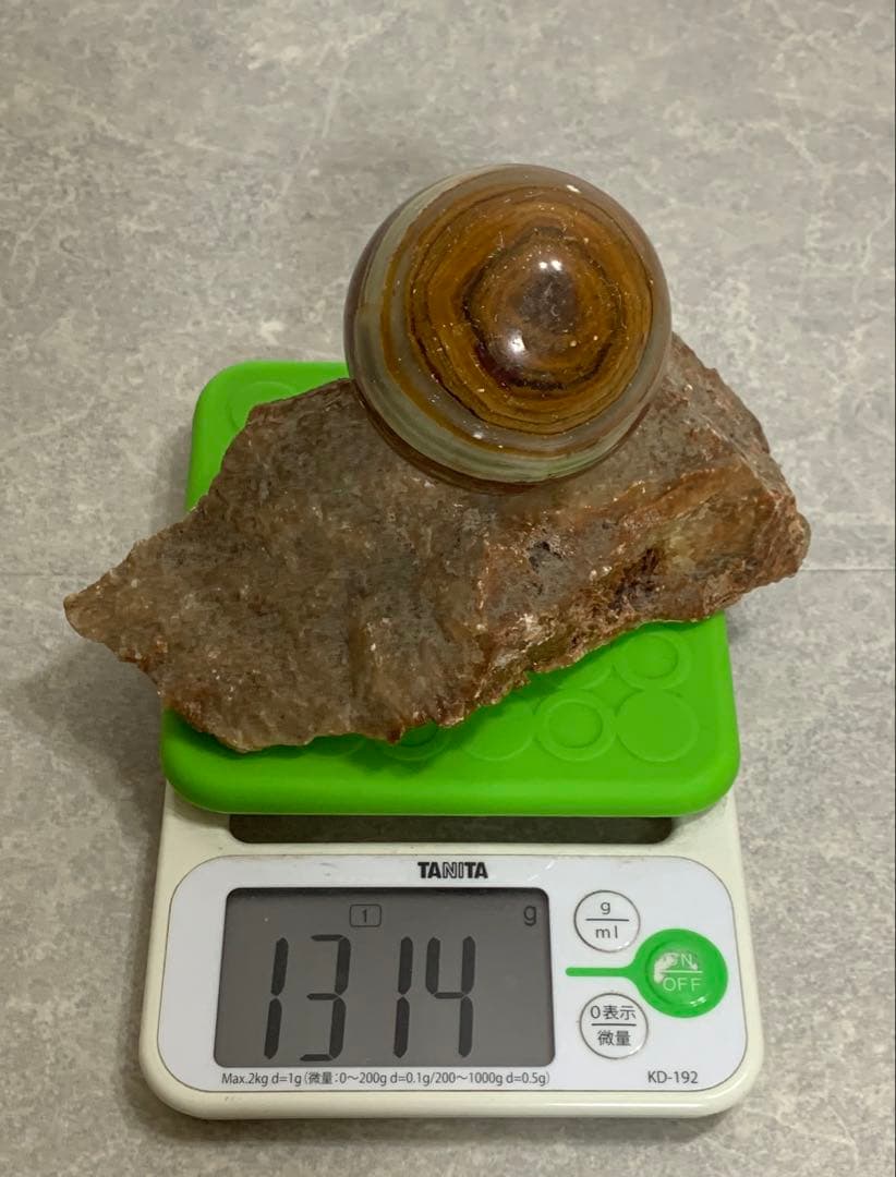 鑑賞石 天然石 木星 1.314kg オニキス 瑪瑙 メノウ ジュピター 台座付