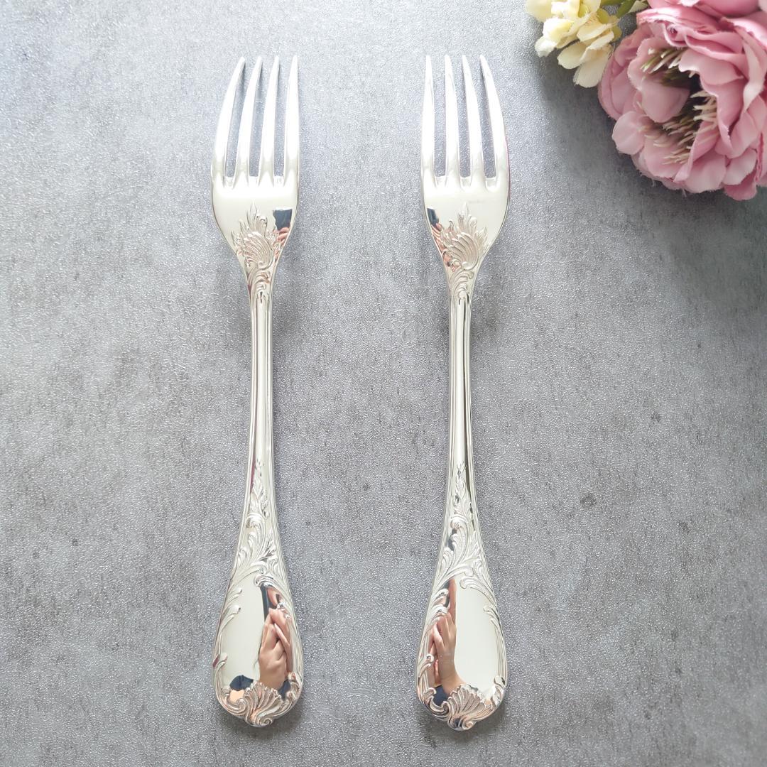 クリストフル マルリー テーブルフォーク 2点