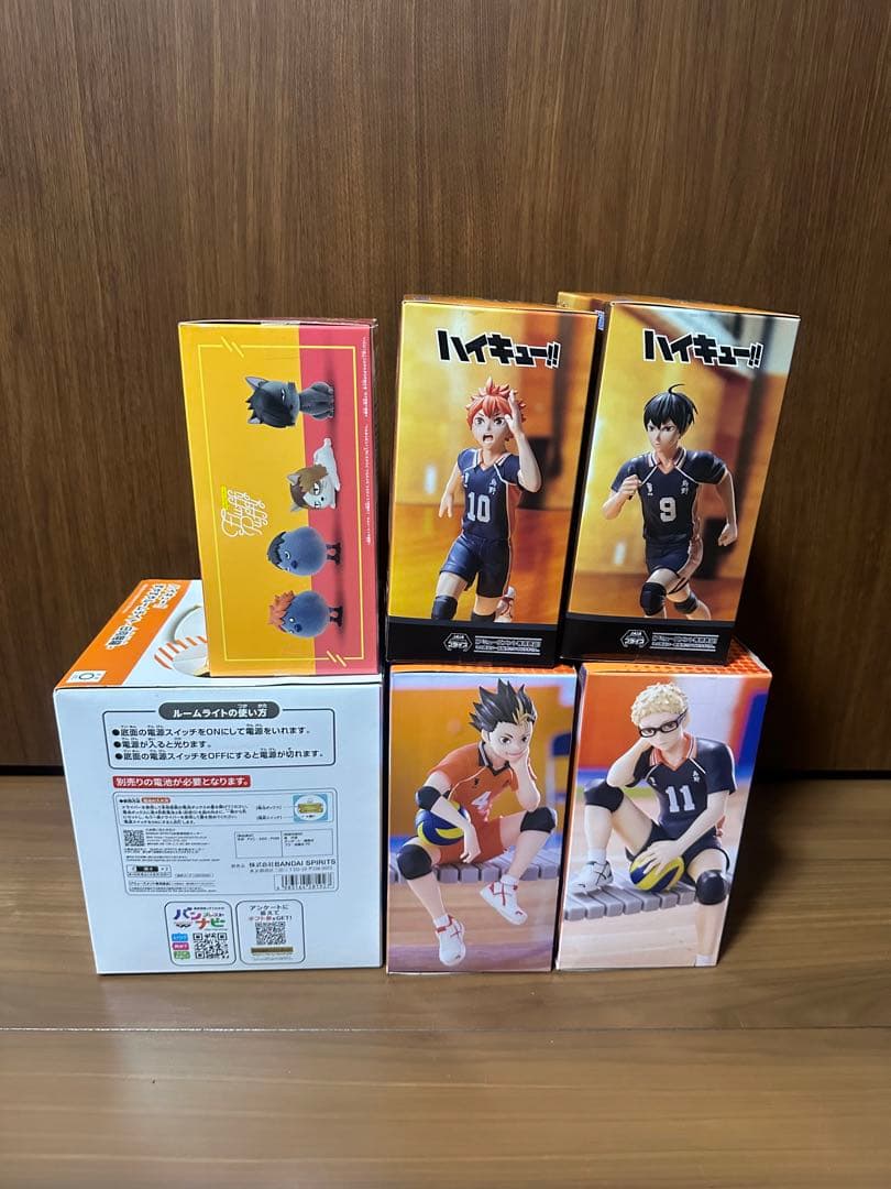 ハイキュー!! フィギュア＆ルームライト６点セット