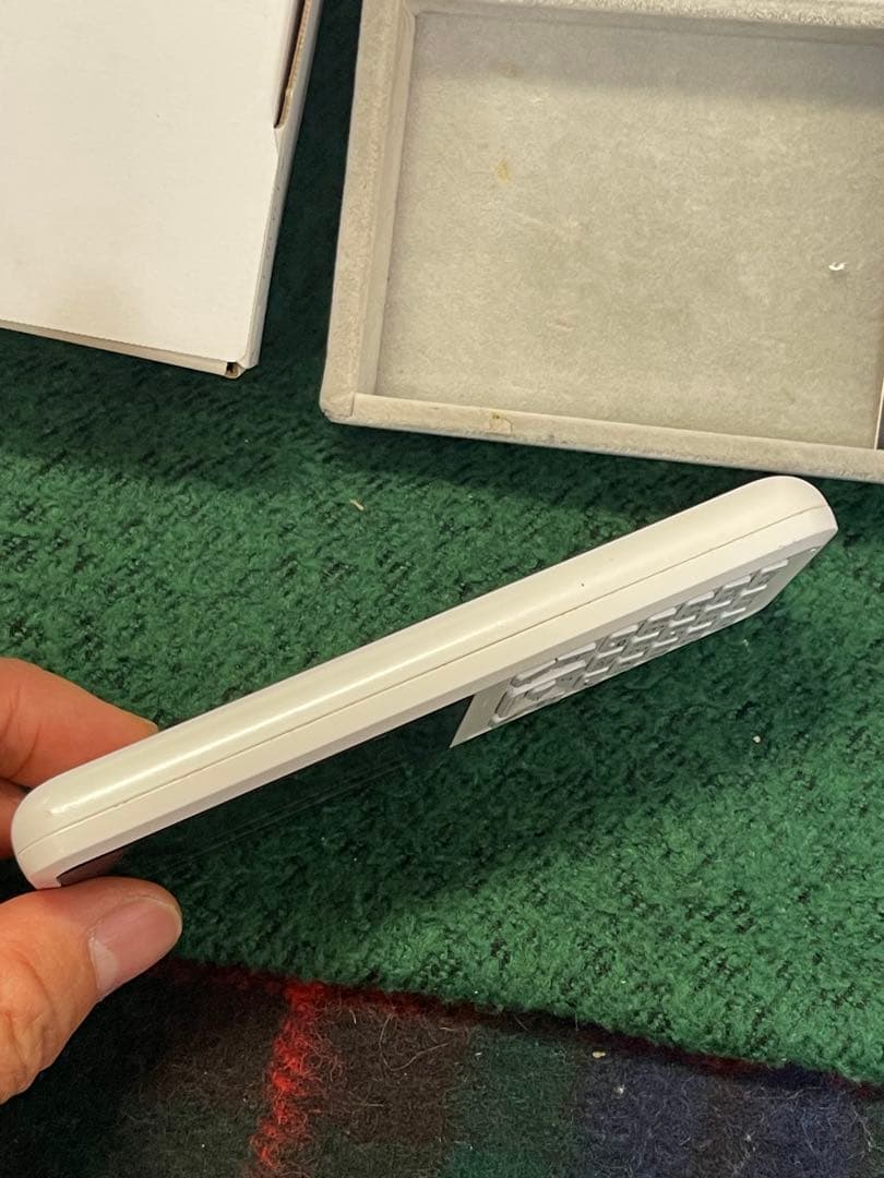 【箱・説明書付】Simply NP602SI ホワイト SoftBank ガラホ