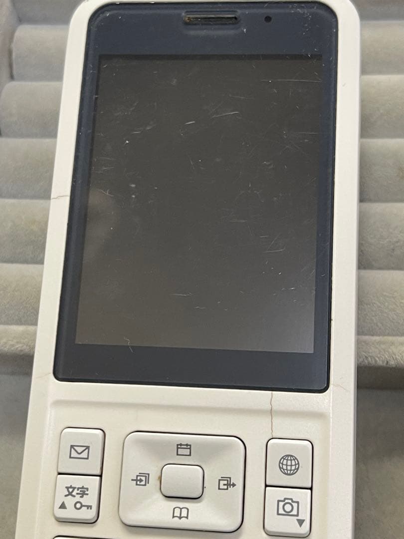 【箱・説明書付】Simply NP602SI ホワイト SoftBank ガラホ