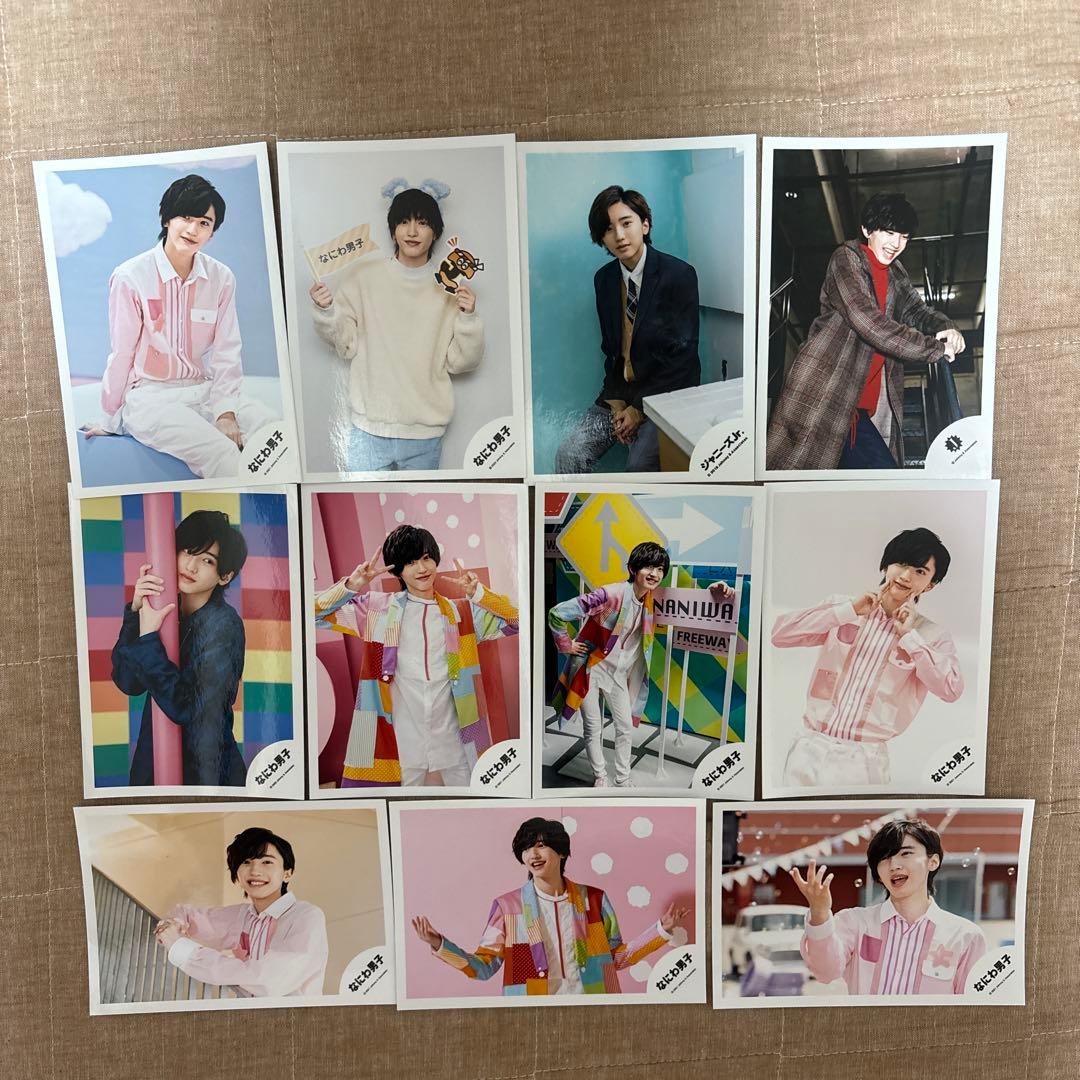 【レア】道枝駿佑 ジュニア時代〜 なにわ男子 公式写真 80枚まとめ売り