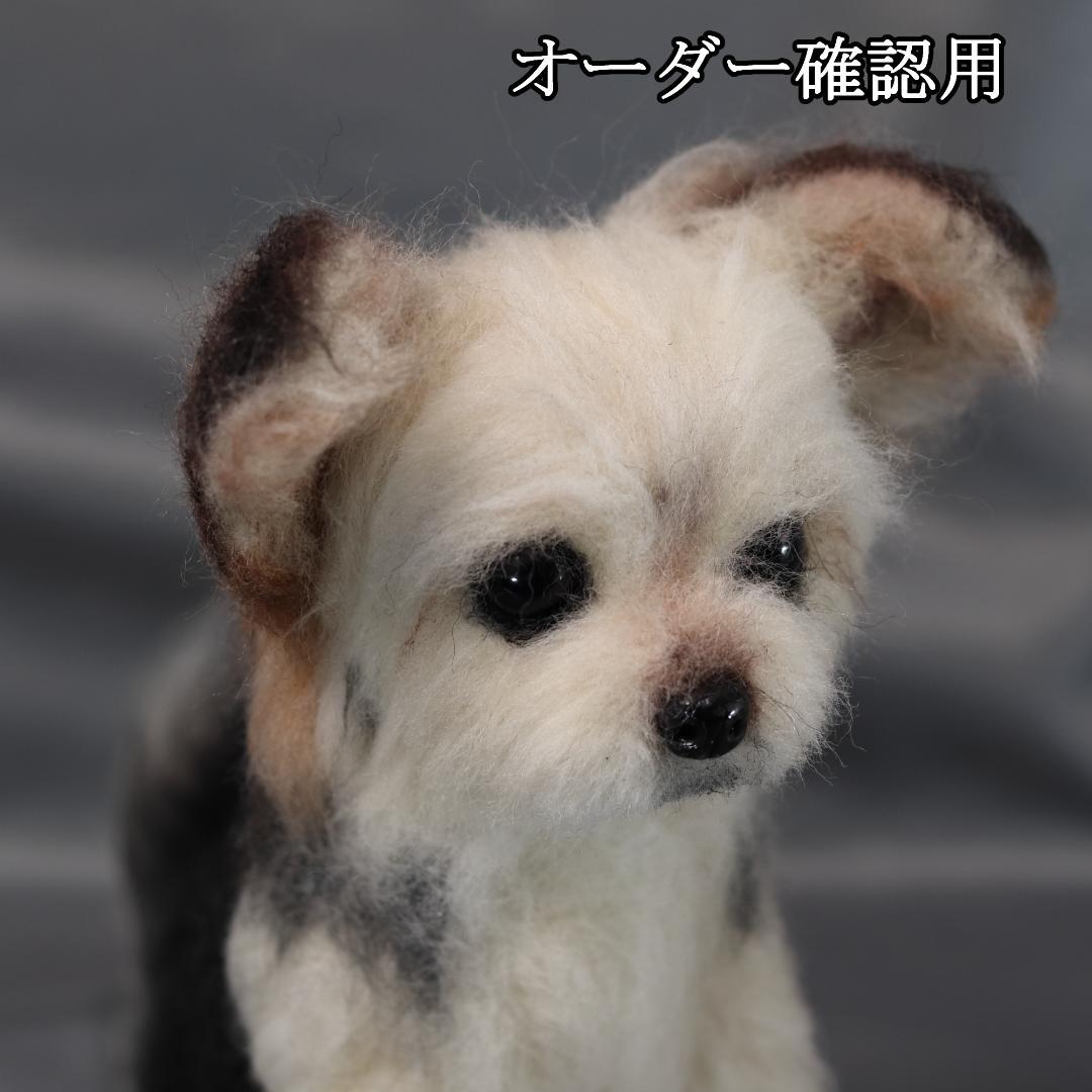 羊毛フェルト Ｎ様 チワワ ヨーキー ヨーチワ 犬 ハンドメイド オーダー