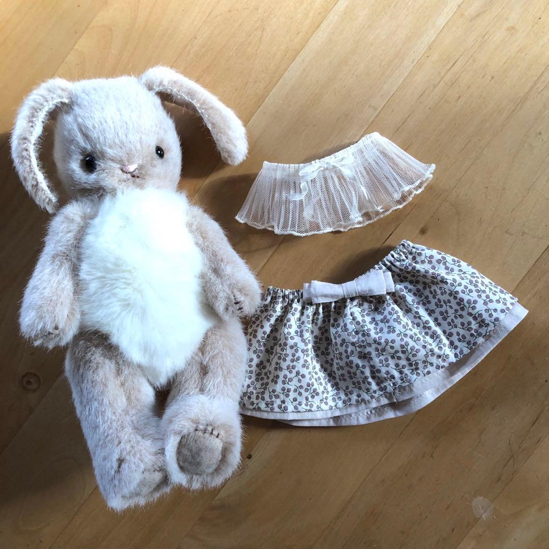 ハンドメイド　ライオンロップちゃん　うさぎのぬいぐるみ