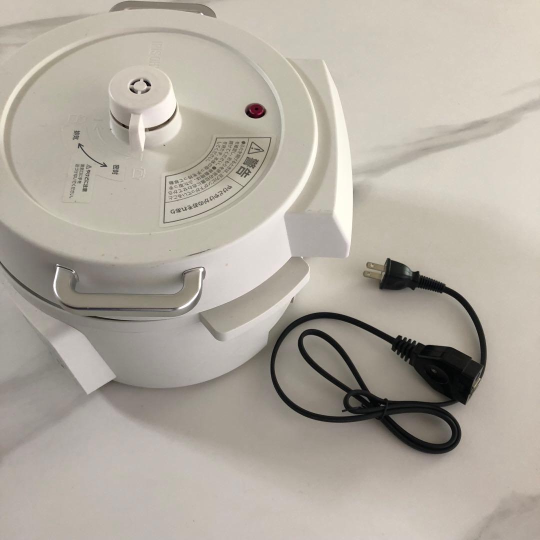 ❤️アイリスオーヤマPC-MA2 W 電気圧力鍋 ホワイト 2.2L 未使用に近い