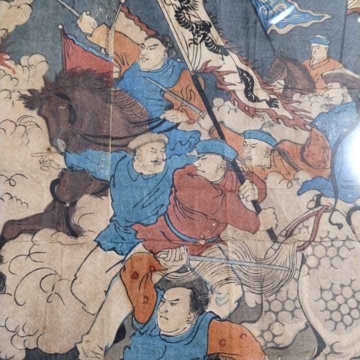 九連城大戦 浮世絵 明治時代