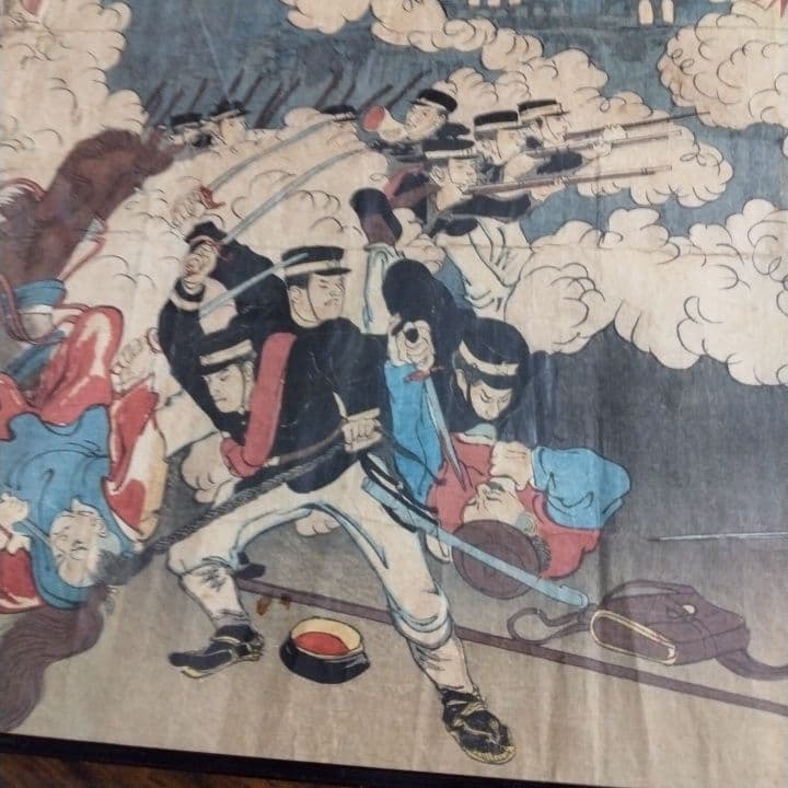 九連城大戦 浮世絵 明治時代